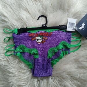DC Comics Joker Purple and Green Lace Panties